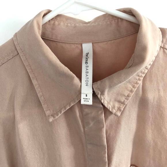 Pink ‘The Group’ Babaton Reno Button up Shirt - Picture 5 of 7